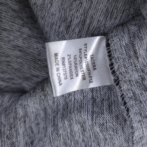 Tacera Gray and Black Women's Dress Sz XL - Picture 6 of 6